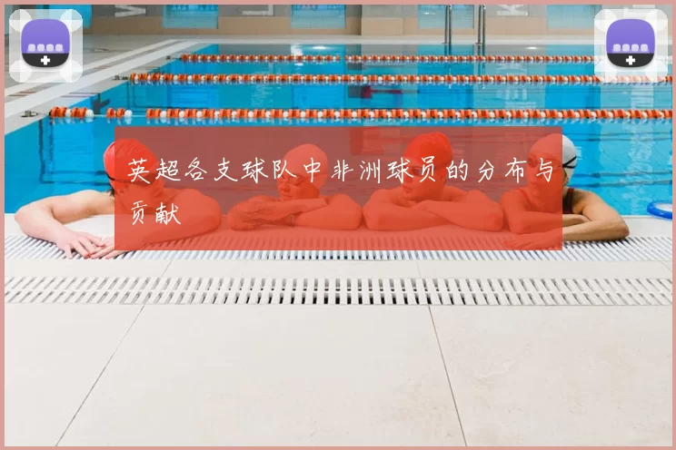 英超各支球队中非洲球员的分布与贡献