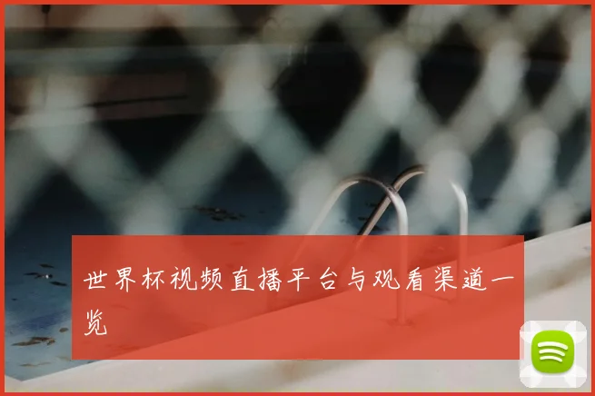 世界杯视频直播平台与观看渠道一览